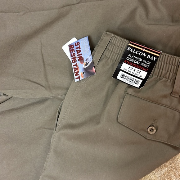 Falcon Bay khaki pants size 50x32. NWT - Picture 4 of 5